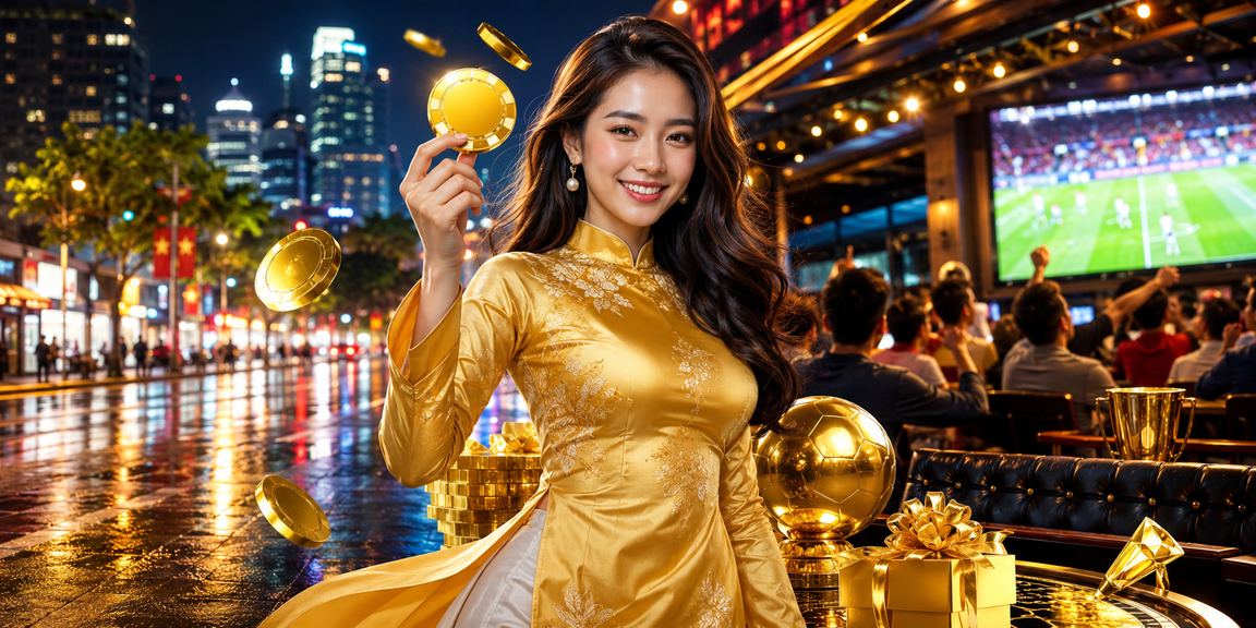 Người dùng tại TP. Hồ Chí Minh mặc áo dài nhận ưu đãi VIP trên nền tảng cá cược trực tuyến