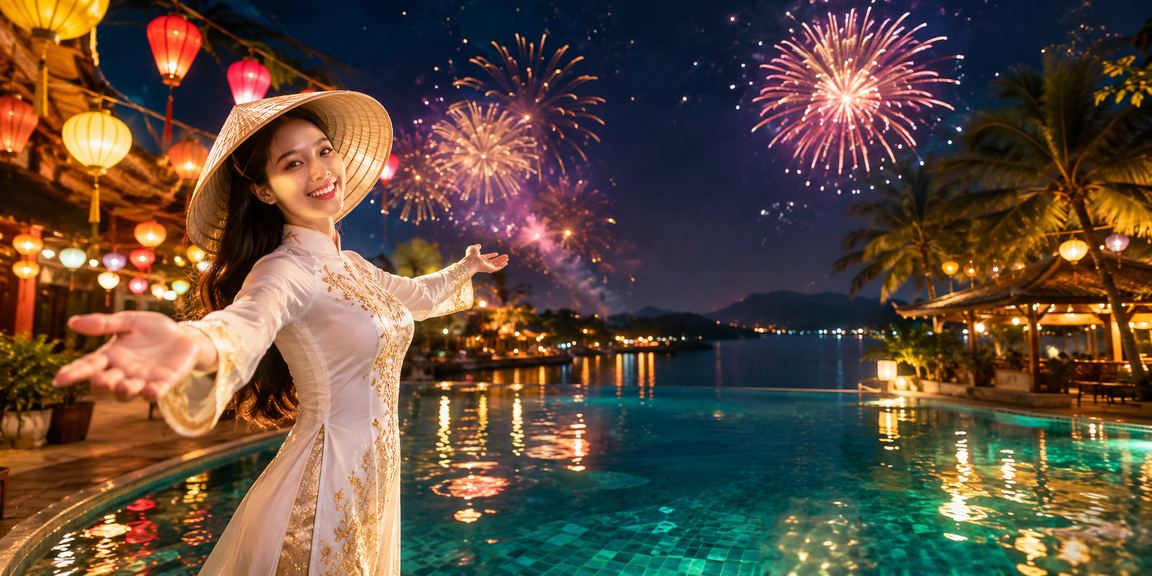 Không gian giải trí cá cược tại Huế với hình ảnh nón lá đặc trưng văn hóa miền Trung